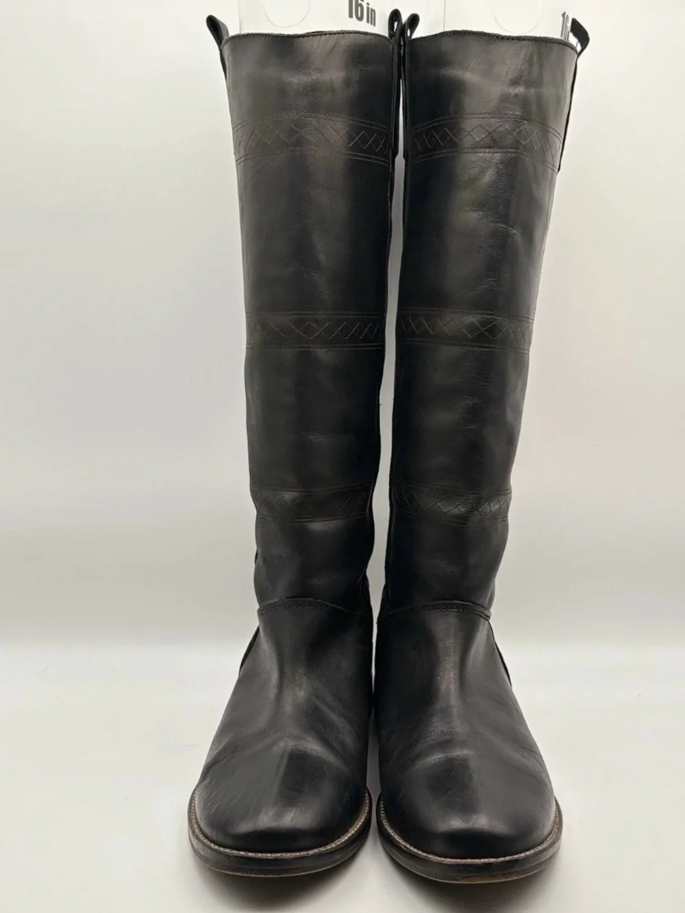 Musse & Cloud Black Leather Over-the-Knee Riding Boots